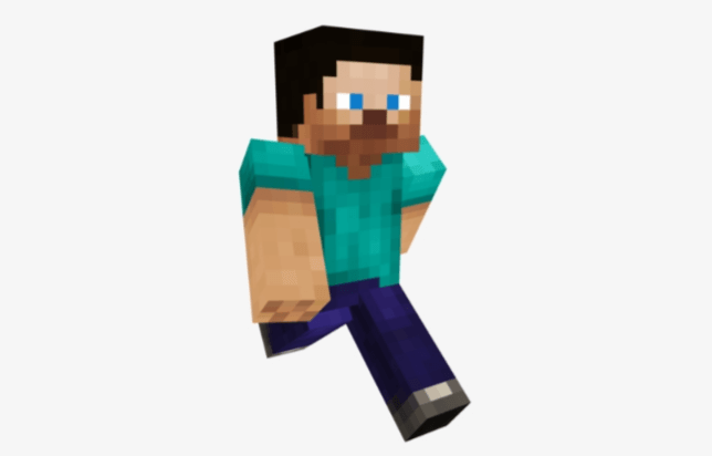 Transparent:8mlxk_Gxnl4= Minecraft Steve