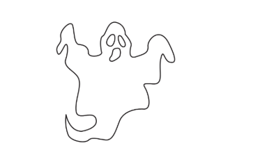 Clipart:28awri--7zi= Ghost Outline