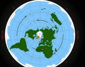 Flat Earth Map With Ice Wall